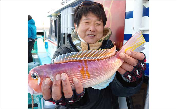 茨城日立沖でアマダイ釣りが好調【釣友丸】 新たな釣りモノとして注目