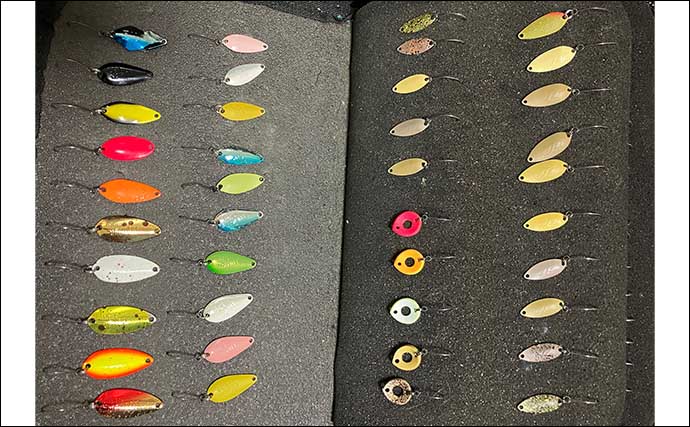 管理釣り場ルアー釣行で用意すべきスプーンの種類と枚数　1日なら最低40枚必要？