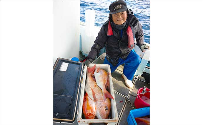 テンビン五目釣りで8kg級良型メダイ登場【福岡】 船のエサ釣り最新釣果