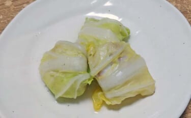 釣り魚で作る「鍋」レシピ：クロ（メジナ）のロール白菜　冬が旬で美味