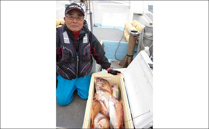 泳がせ釣りで良型チカメキントキ快釣【福岡】船のエサ釣り最新釣果