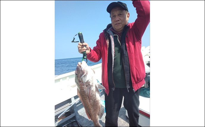 タイラバでマダイの釣果が上向き【玄界灘】船のルアー釣り最新釣果情報