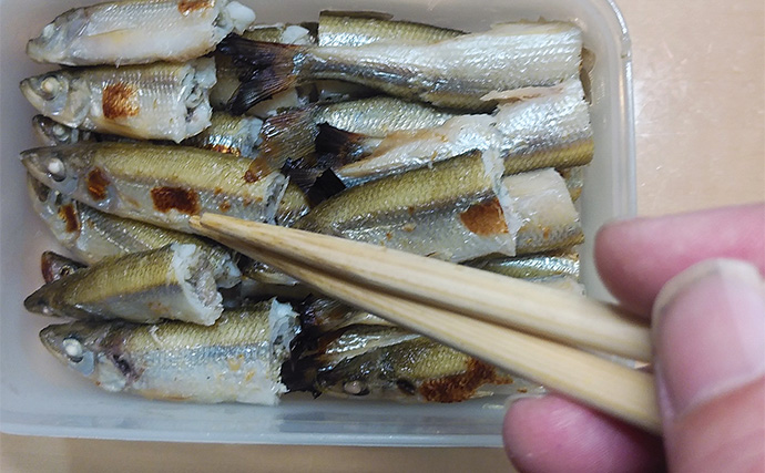 釣魚で作る「保存可能なおつまみ」レシピ：ワカサギのグリエ　食べる前にレンジでチン