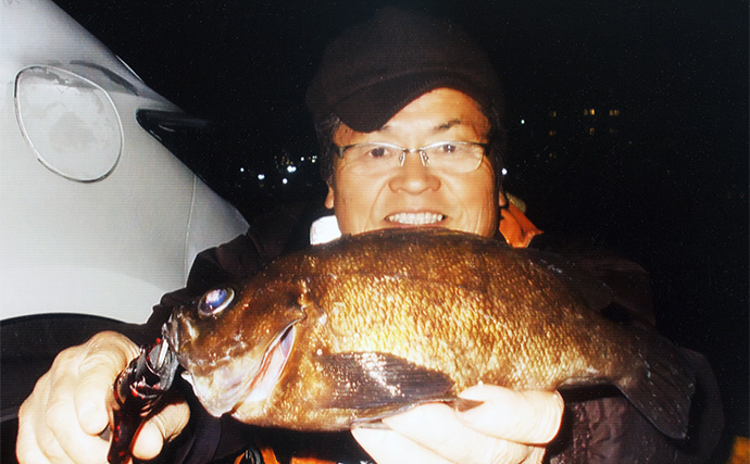 夜のウキ釣りで27cm大型メバルをキャッチ【三重・四日市】アオイソメにヒット
