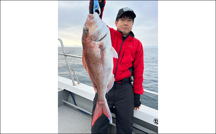 【関西の特選船釣り釣果】タイサビキ・タイラバ・オキアミ五目で桜ダイが好調