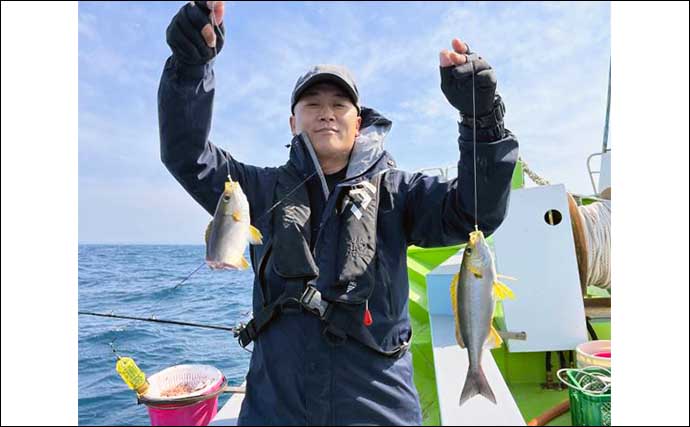 【釣果速報】開幕直後の大山沖イサキ釣りで40cm級含め釣果上昇中（愛知）