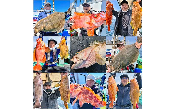 【釣果速報】沖の五目釣りでアマダイにレンコダイなど美味魚多彩（福岡）