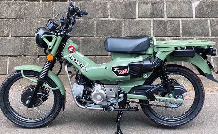 釣りにもツーリングにも最適なバイクは【HONDA・ハンターカブCT125 