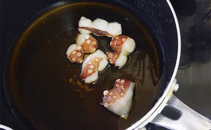 釣魚で作る「ひと手間」レシピ：マダコのコーラ煮　圧力鍋使わない理由は？