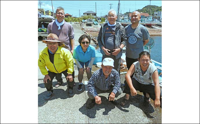 仕立て船でのコマセ五目釣りで35cm級大型イサキ全員安打【千葉・良栄丸】