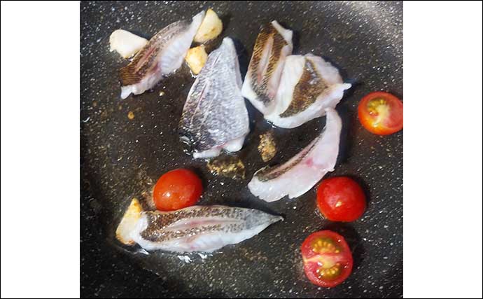 釣った魚で作る「簡単」洋風レシピ：イサギのアクアパッツア風　シンプルで美味