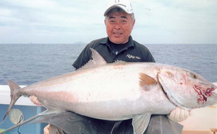 【トカラ列島遠征】泳がせ釣りで26kgクエに40kgカンパチをキャッチ