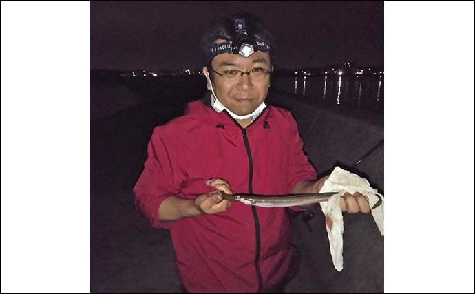 夜の漁港でのぶっ込み釣りでアナゴ2尾キャッチ【愛知・知多エリア】