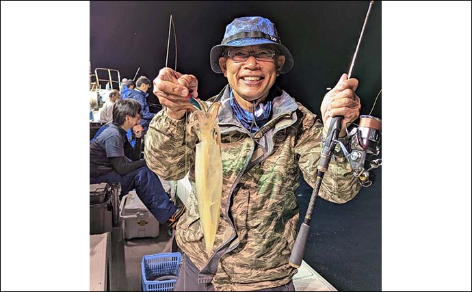 マイカ狙いのオモリグ釣行で本命13匹【福井】満月大潮のタフ条件にしては上々釣果