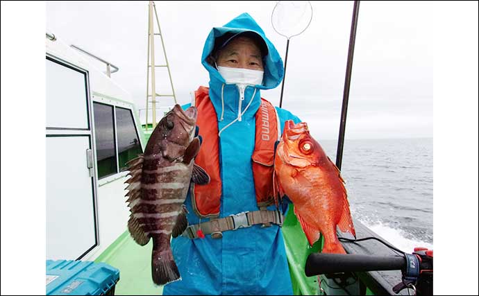 イサキ・ハナダイリレー船でキントキやマハタなど好ゲスト顔出し【千葉・増栄丸】