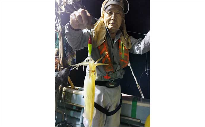 【イカ釣り速報】夜焚きイカ船でイカメタル・胴突き共に大型ヒット中（福岡）