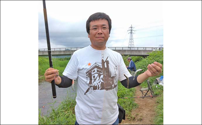 塩津大川での小アユ釣りで初挑戦者でも3ケタ釣果を達成【滋賀】