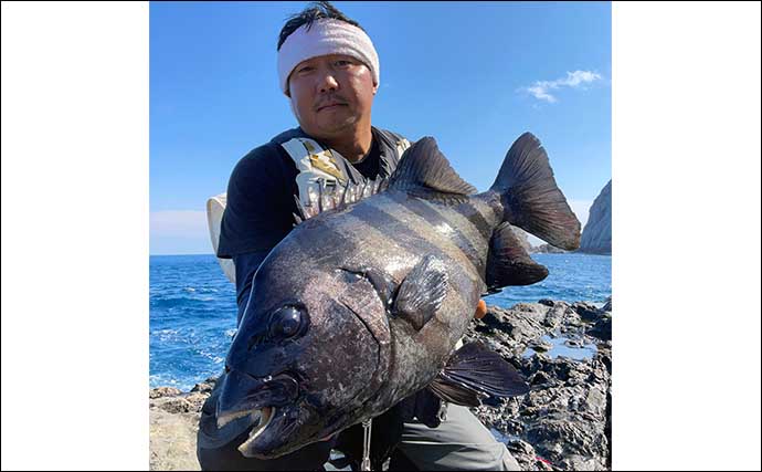 男女群島でのイシダイ釣りで60cm級頭に本命9尾【長崎】アラ狙いはバラし
