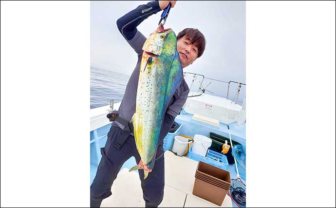 タイラバ＆ジギング釣行で1mシイラにマダイに根魚と魚種多彩【三重・五カ所湾沖】