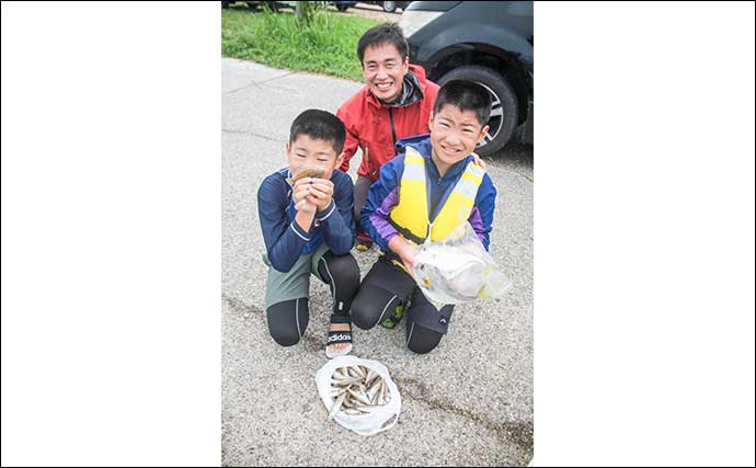 船キス釣りで親子釣行満喫【三重・ひろまる】3時間で釣る人50匹超え