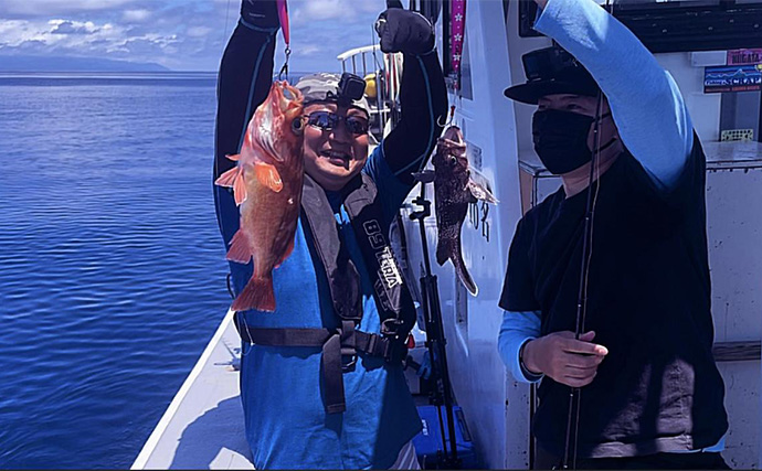 ジギング＆タイラバ釣行で3kgアラを手中【新潟・光海丸】好ゲストにワラサにマゾイ