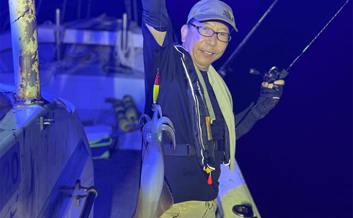 【最新釣果】野母崎沖の夜焚きイカ釣りで釣る人150尾と好調（大分・熊本）