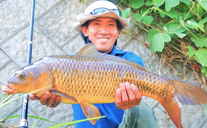 猛暑の中のパンコイ釣行で本命7尾と爆釣【埼玉・荒川】上流から攻めるが鉄則？