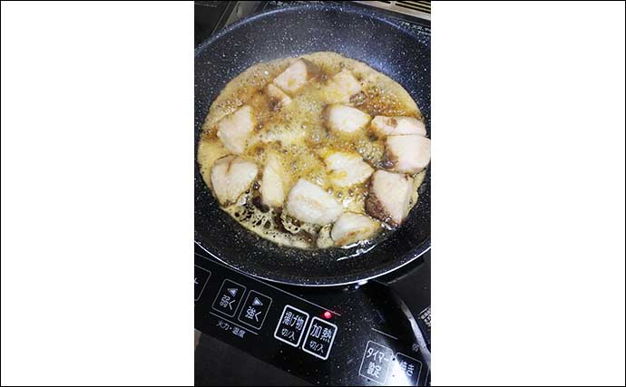 釣魚で作る「時短」レシピ：ハマチの朦朧（もうろう）煮　フライパンだけでOK