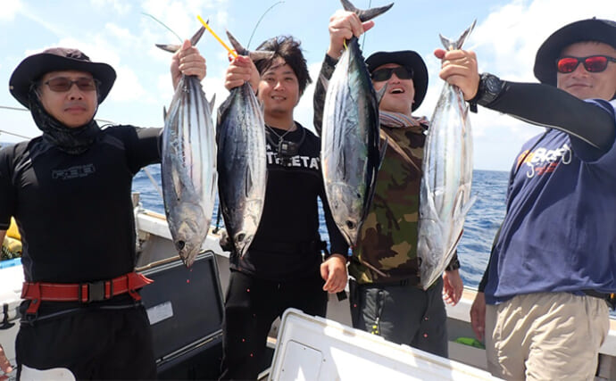 【釣果速報】沖のキャスティング釣行でホンガツオにコシナガマグロ（福岡）