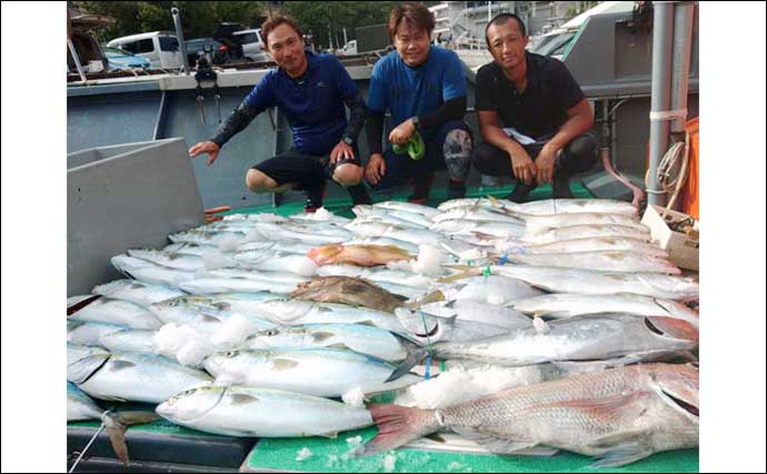 【釣果速報】落とし込み釣りで１m超えヒラマサ筆頭に大型魚続々（福岡）