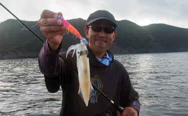 初のティップラン釣行でアオリ＆ケンサキイカ【三重】陸っぱりのエギを流用