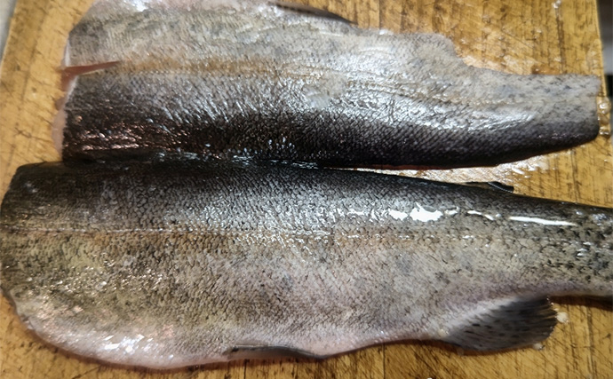 釣魚で作る「エスニック」レシピ：ニジマスのイエローカレーソースソテー
