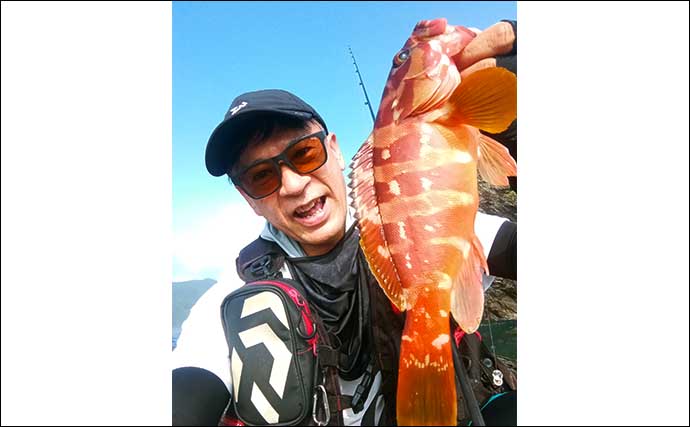 沖磯でのルアーロックフィッシュ釣行で30cm超えアカハタに大型カサゴ【宮崎】