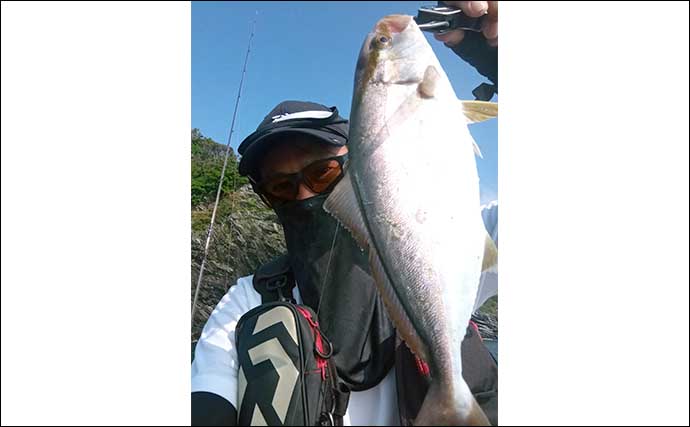 沖磯でのルアーロックフィッシュ釣行で30cm超えアカハタに大型カサゴ【宮崎】
