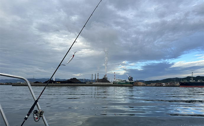 ブレードジギング釣行でサワラ手中【山口】タイラバのキャスティングロッドを流用