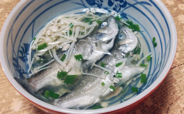 釣り魚で作る「簡単」レシピ：ヒラセイゴのマース煮風　丸ごと調理でOK