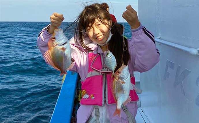 【釣果速報】五目釣りでキダイにウマヅラハギなど多彩（福井）
