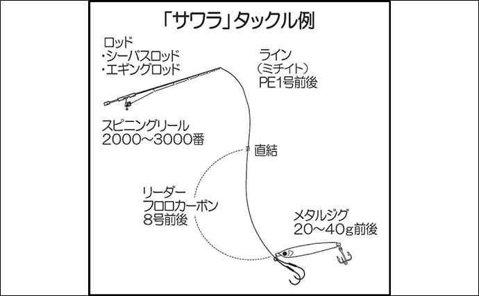 陸っぱりルアー釣りでサゴシ（サワラ）＆カマスを好捕【長崎・今福漁港】