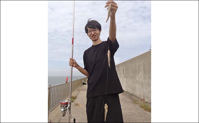 「常滑りんくう釣り護岸」でのちょい投げ釣りに43cmマゴチがヒット【愛知】