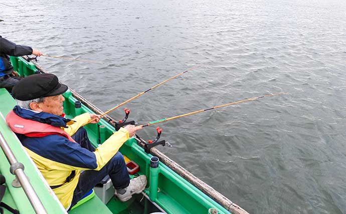 東京湾の船ハゼ釣りで16cm頭に釣る人91尾と好調【深川冨士見】