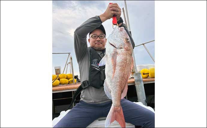 【釣果速報】タイラバで船中マダイ50尾と数釣りチャンス到来（福岡）
