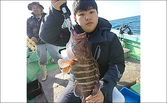 【釣果速報】イカ泳がせ＆五目釣りでアラにタカバと美味な高級根魚続々（福岡）