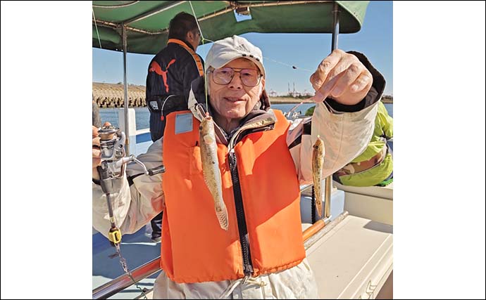 船でのハゼ釣りで54匹【愛知・玉や丸】釣れたハゼ泳がせマゴチも手中