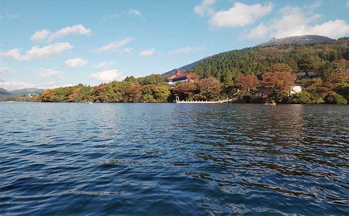 芦ノ湖ボートワカサギ釣りで本命372尾手中【神奈川】平均サイズは7cm程度