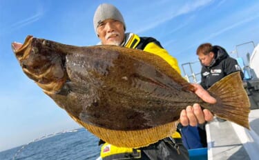 【船釣り速報】伊良湖沖や大山沖の泳がせ釣りで大型ヒラメが浮上（愛知）