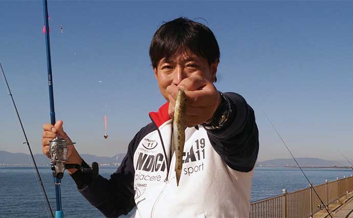 堤防エサ釣りでブラクリ仕掛けに根魚ヒット【愛知】本命カレイは音沙汰なし