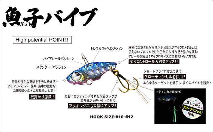 海釣りの万能ルアー『魚子メタル』はエリアトラウトにも流用可能だった