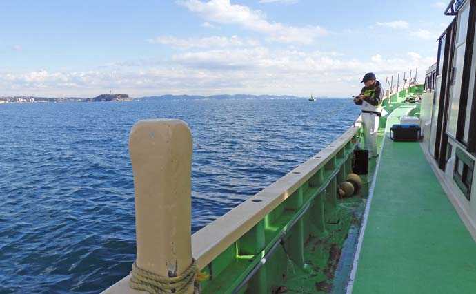 相模湾の船カワハギ釣りで26cm頭に船中全員が本命ゲット【神奈川・まごうの丸】