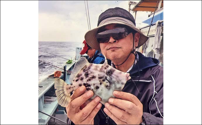 『東海カワハギ釣行会』で28cm筆頭に釣る人本命32匹キャッチ【愛知・石川丸】