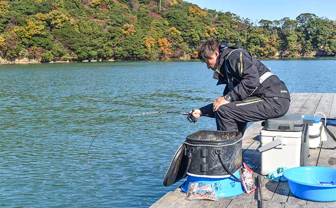 ダンゴ釣り名手が日本海のイカダでクロダイを狙う【福井・金丸渡船】